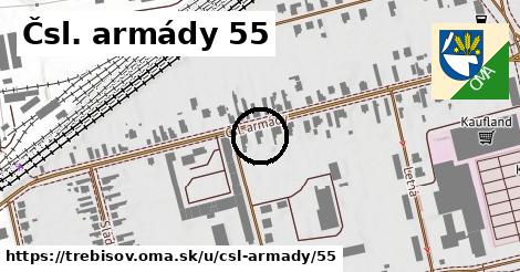 Čsl. armády 55, Trebišov