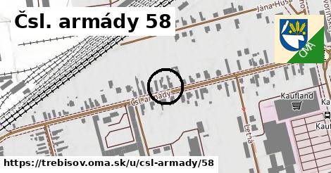 Čsl. armády 58, Trebišov