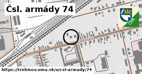 Čsl. armády 74, Trebišov