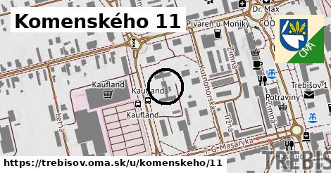 Komenského 11, Trebišov