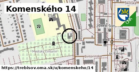 Komenského 14, Trebišov