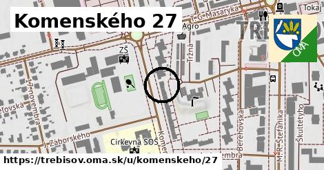 Komenského 27, Trebišov