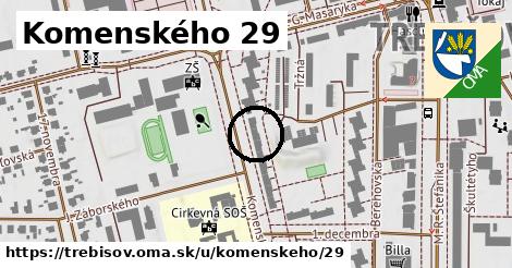 Komenského 29, Trebišov