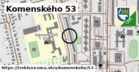 Komenského 53, Trebišov