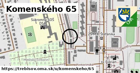 Komenského 65, Trebišov