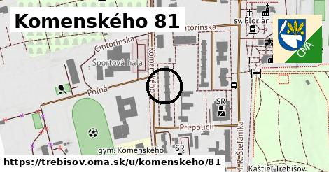 Komenského 81, Trebišov