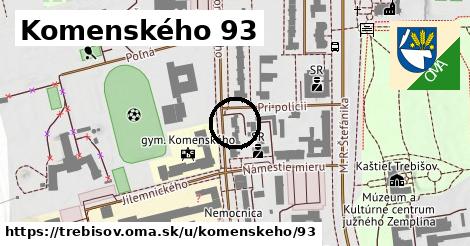 Komenského 93, Trebišov