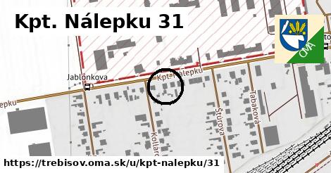 Kpt. Nálepku 31, Trebišov