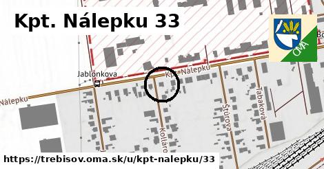 Kpt. Nálepku 33, Trebišov