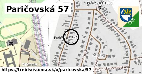 Paričovská 57, Trebišov