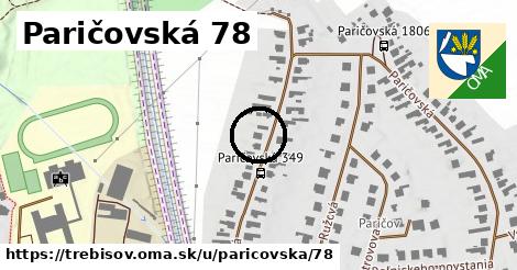 Paričovská 78, Trebišov