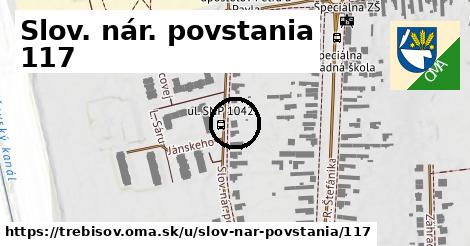 Slov. nár. povstania 117, Trebišov