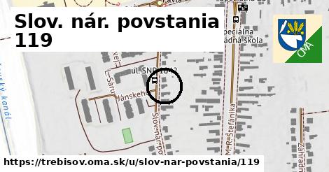 Slov. nár. povstania 119, Trebišov