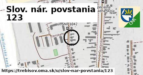 Slov. nár. povstania 123, Trebišov