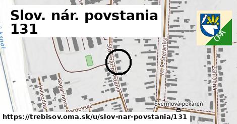 Slov. nár. povstania 131, Trebišov