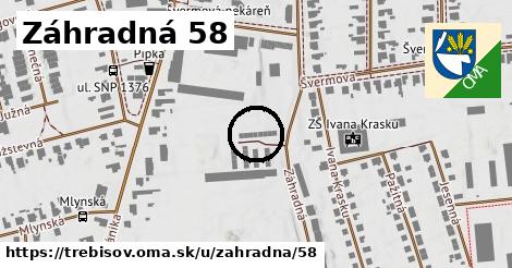 Záhradná 58, Trebišov