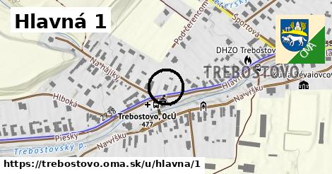 Hlavná 1, Trebostovo