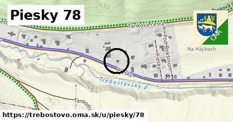 Piesky 78, Trebostovo