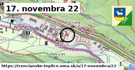 17. novembra 22, Trenčianske Teplice