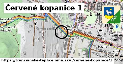 Červené kopanice 1, Trenčianske Teplice