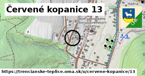 Červené kopanice 13, Trenčianske Teplice