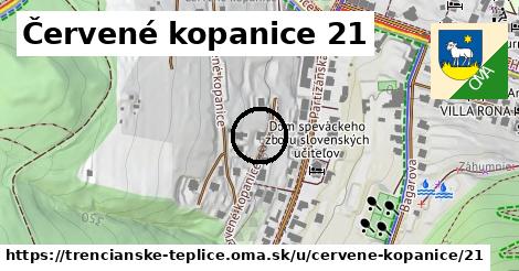 Červené kopanice 21, Trenčianske Teplice