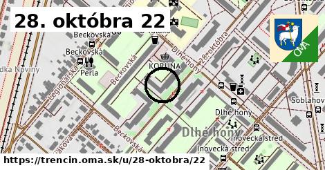 28. októbra 22, Trenčín