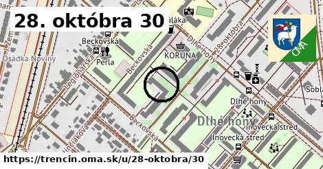 28. októbra 30, Trenčín