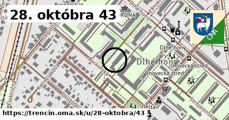 28. októbra 43, Trenčín