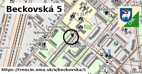 Beckovská 5, Trenčín