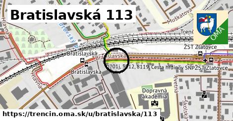 Bratislavská 113, Trenčín