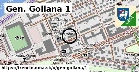 Gen. Goliana 1, Trenčín