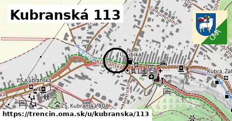 Kubranská 113, Trenčín