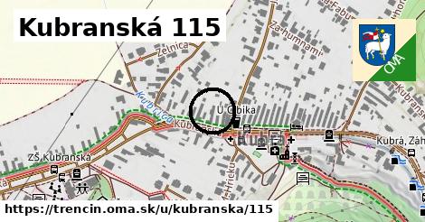 Kubranská 115, Trenčín