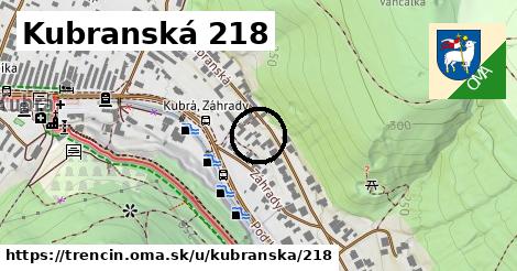 Kubranská 218, Trenčín