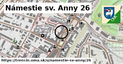 Námestie sv. Anny 26, Trenčín