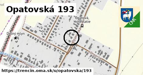 Opatovská 193, Trenčín