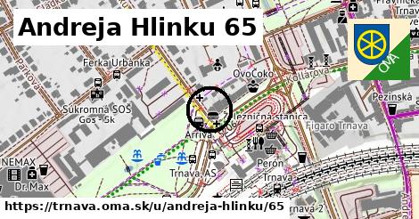 Andreja Hlinku 65, Trnava