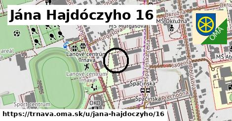 Jána Hajdóczyho 16, Trnava