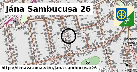 Jána Sambucusa 26, Trnava