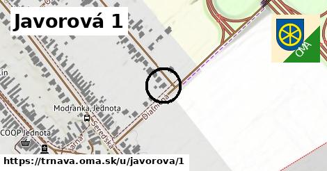 Javorová 1, Trnava