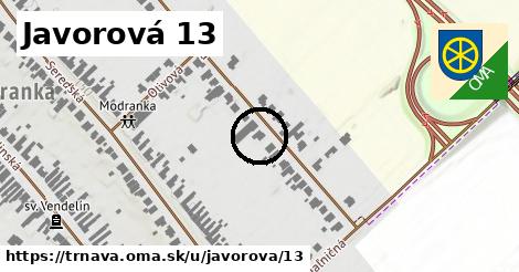 Javorová 13, Trnava