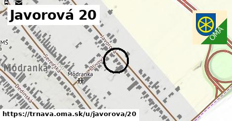 Javorová 20, Trnava