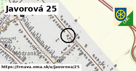 Javorová 25, Trnava