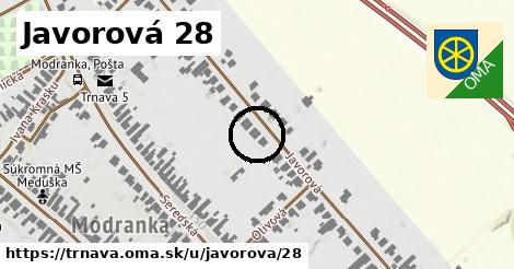 Javorová 28, Trnava