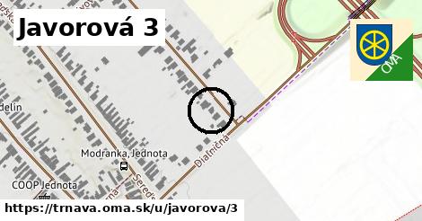 Javorová 3, Trnava