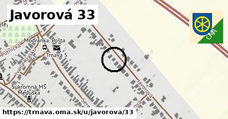 Javorová 33, Trnava