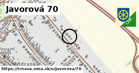 Javorová 70, Trnava