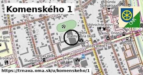 Komenského 1, Trnava