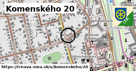 Komenského 20, Trnava